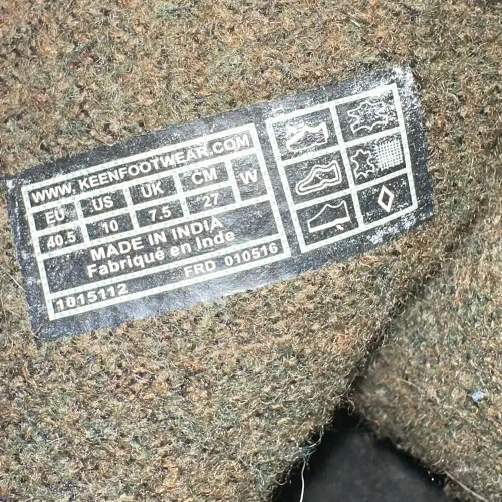 Keen Wedge Zip Leather Comfort Ankle Booties Boots Womens Size 10 Brown